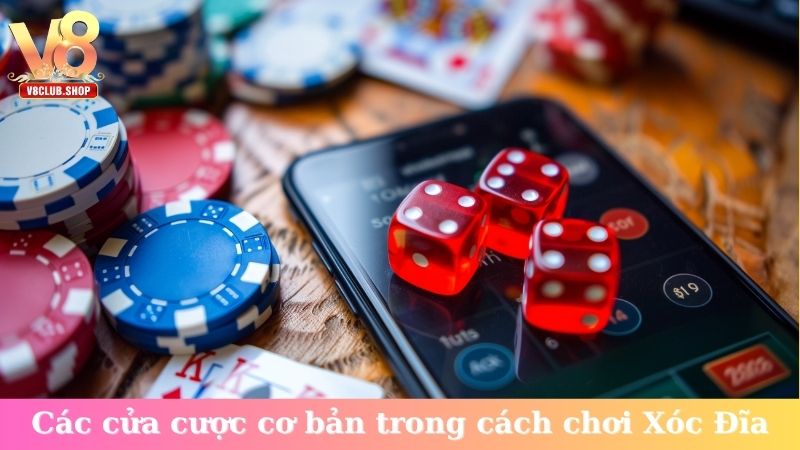 Các cửa cược cơ bản trong cách chơi Xóc Đĩa