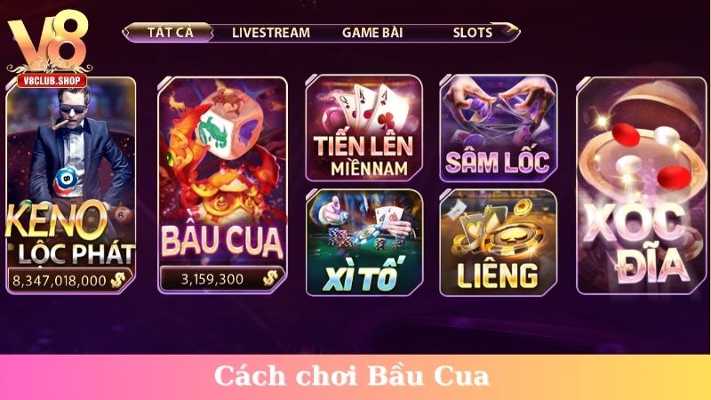 Cách chơi Bầu Cua