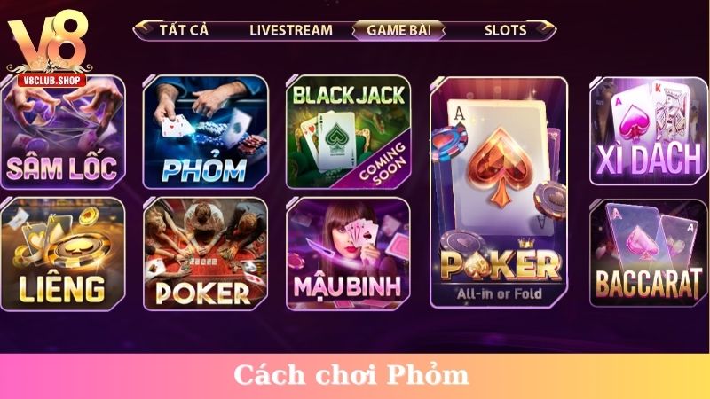 Cách chơi Phỏm