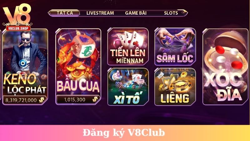 đăng ký V8Club