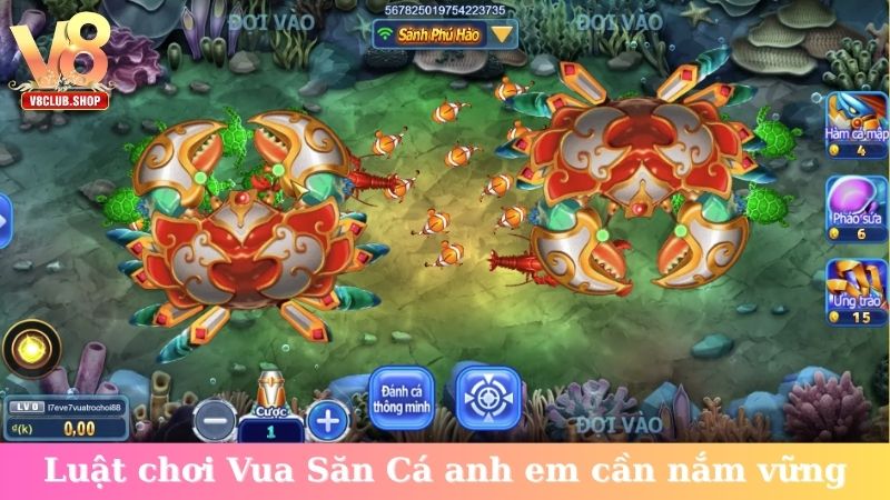 Luật chơi Vua Săn Cá anh em cần nắm vững