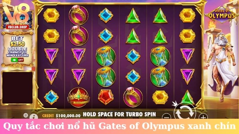 Quy tắc chơi nổ hũ Gates of Olympus xanh chín