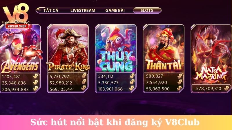 Sức hút nổi bật khi đăng ký V8Club